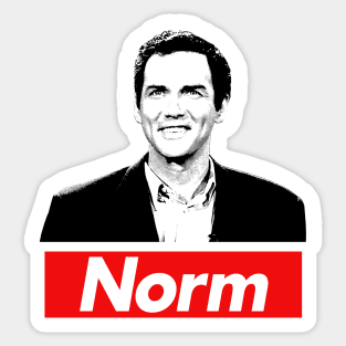 Norm Macdonald /// Retro Fan Design Sticker